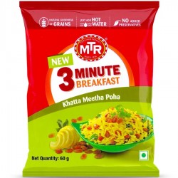 MTR 3 Minute Breakfast - Khatta Meetha Poha, 60 g