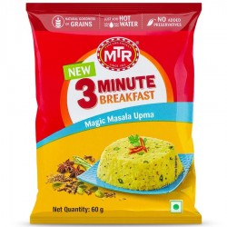 MTR 3 Minute Breakfast - Magic Masala Upma, 60 g Pouch