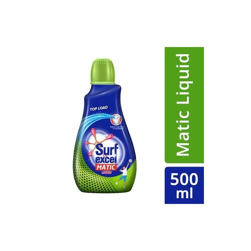 Surf Excel Liquid Detergent - Matic, Top Load, 500 ml
